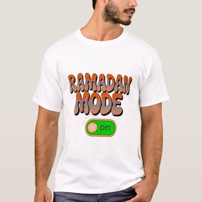 Ramadan Mubarak shirt, EID Mubarak tee. T-Shirt (Front)