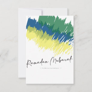 Ramadan Mubarak! Thank You Card