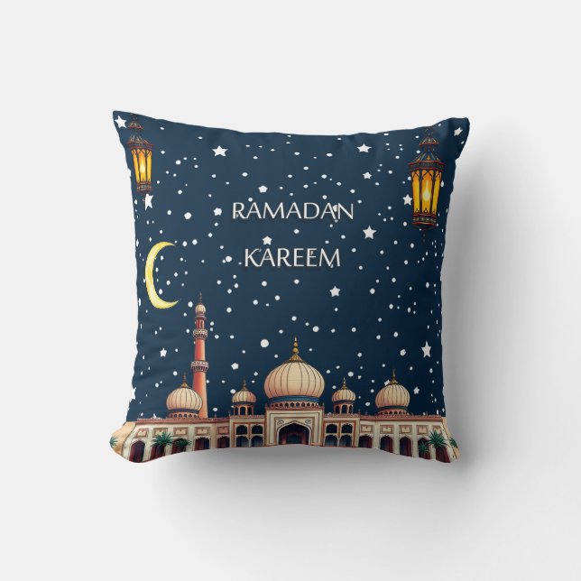 Ramadan Night Decorative Pillow (Front)