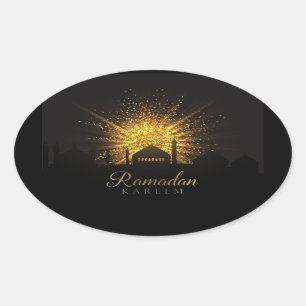 Ramadan Oval Sticker