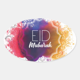 Ramadan Oval Sticker