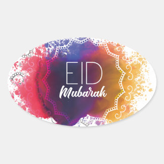 Ramadan Oval Sticker