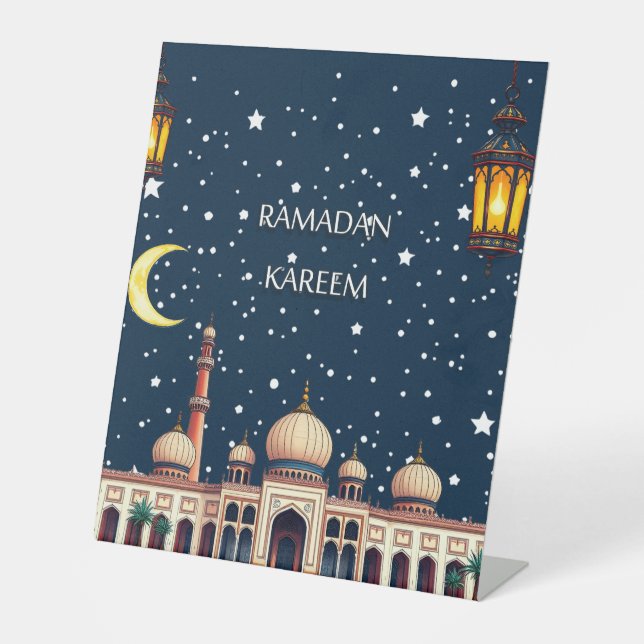 Ramadan Pedestal Sign (Front)