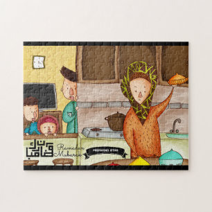 Ramadan Puzzle Preparing Iftar
