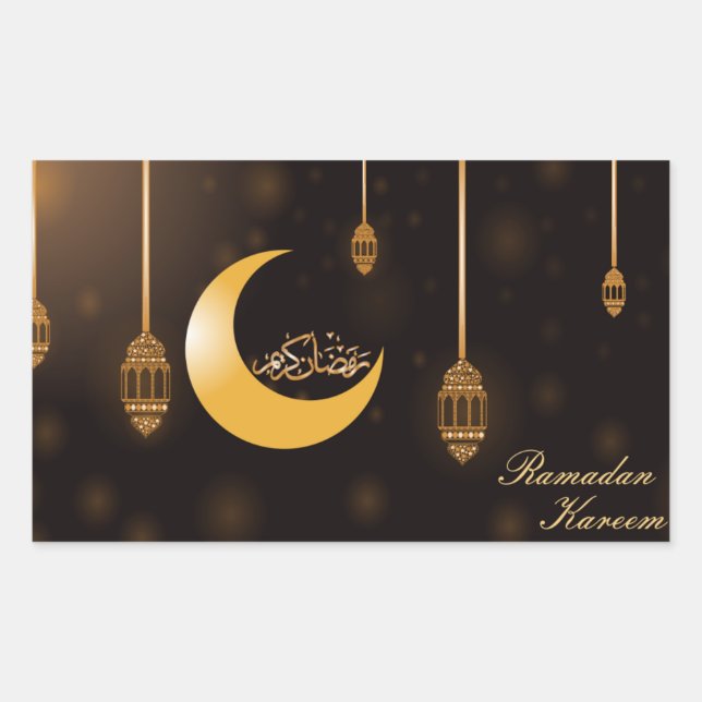Ramadan Rectangular Sticker (Front)
