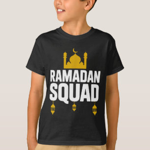 Ramadan squad gold islamic mosque lantern design T-Shirt