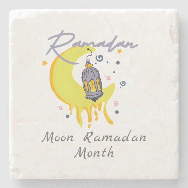 Ramadan  stone coaster (Front)
