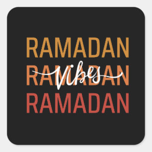 Ramadan Vibes Square Sticker