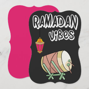 Ramadan Vibes- Suhour, Iftar, Hilal- رمضان مبارك Holiday Card