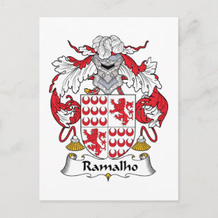Ramalho Family Crest Postcard