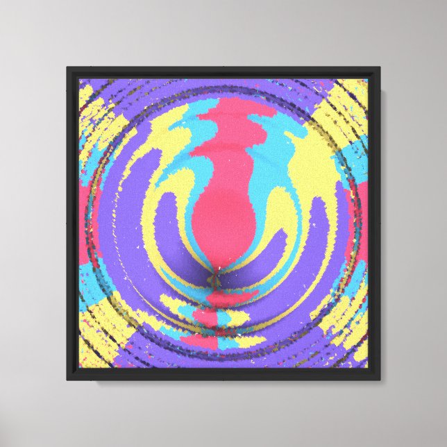 Ramanujan Mathematical Pattern  Canvas Print (Front)