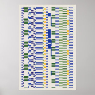 Ramanujan Numbers Pattern Poster