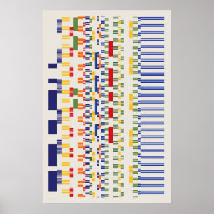 Ramanujan numbers Pattern Poster