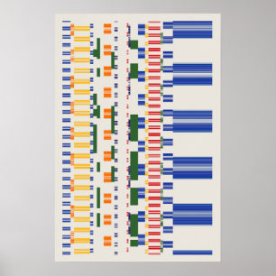 Ramanujan numbers Pattern Poster