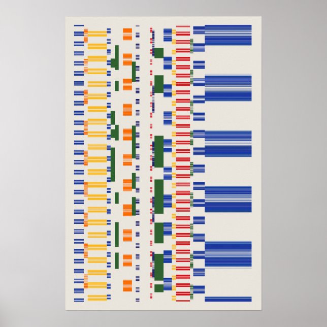 Ramanujan numbers Pattern  Poster (Front)