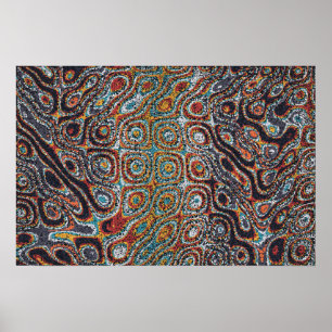 Ramanujan Theta Flow Field Poster