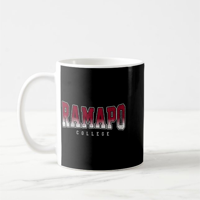 Ramapo Collegiate Of Technology Arch Retro For Men Coffee Mug (Left)