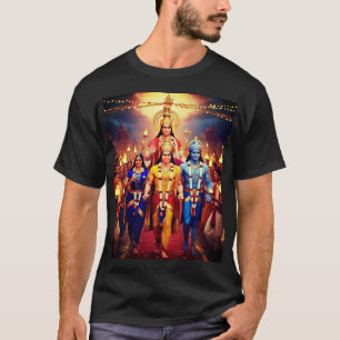 Rama's Return to Ayodhya T-Shirt   Celebrate Lord 