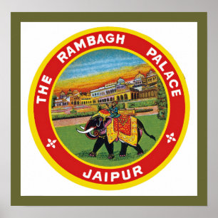 Rambagh Palace Jaipur Poster