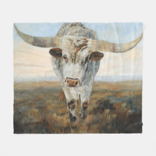 Ramblin' On Cow Fleece Blanket