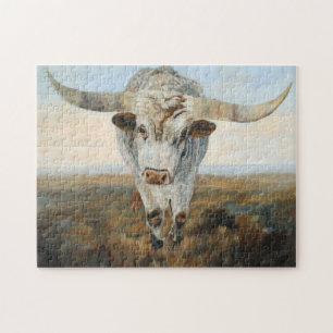 Ramblin' On Cow Jigsaw Puzzle