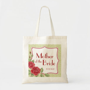 Rambling Rose - Gold -Mother of the Bride Tote Bag