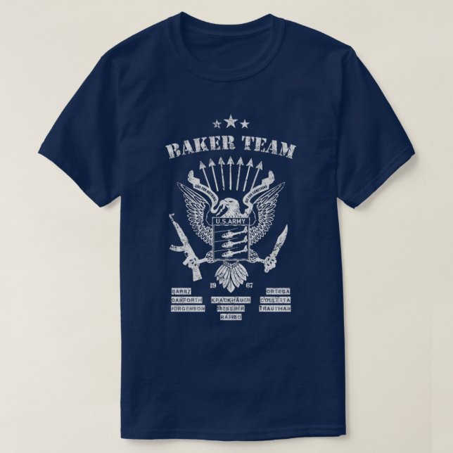 Rambo Baker Team 1 T-Shirt (Design Front)