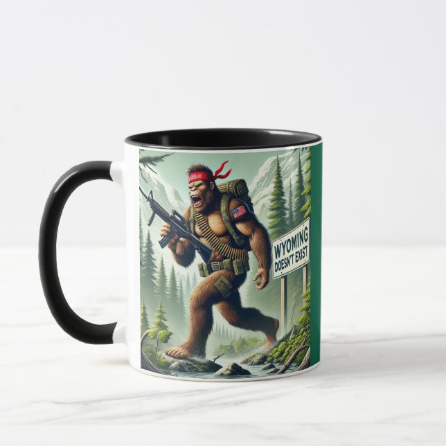 Rambo Bigfoot Coffee Mug (Left)
