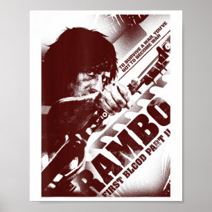 Rambo First Blood Part Ii Youve Got To Become War  Poster