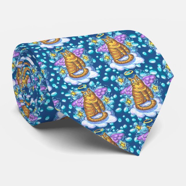 Rambo Kitty Angel Tie (Rolled)