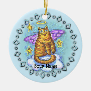 Rambo Kitty Cat Angel ornament