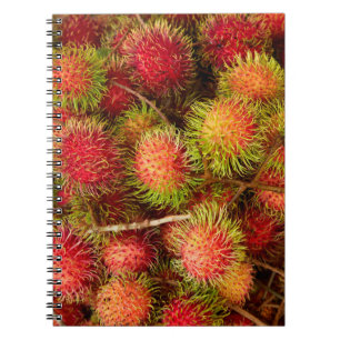 Rambutan Fruit at Can Duoc Market Notebook