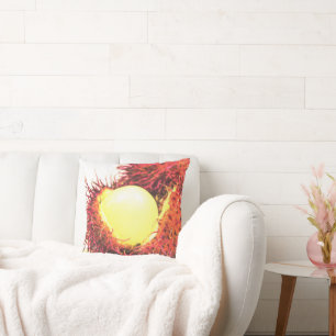 "Rambutan Fruit" Cute Photo. Buy Now Cushion
