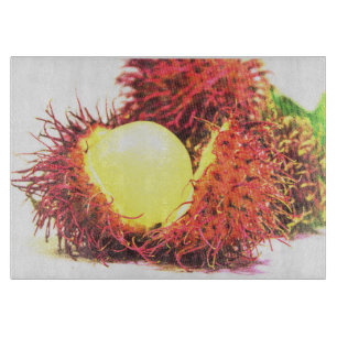 "Rambutan Fruit" Cute Photo. Buy Now Cutting Board