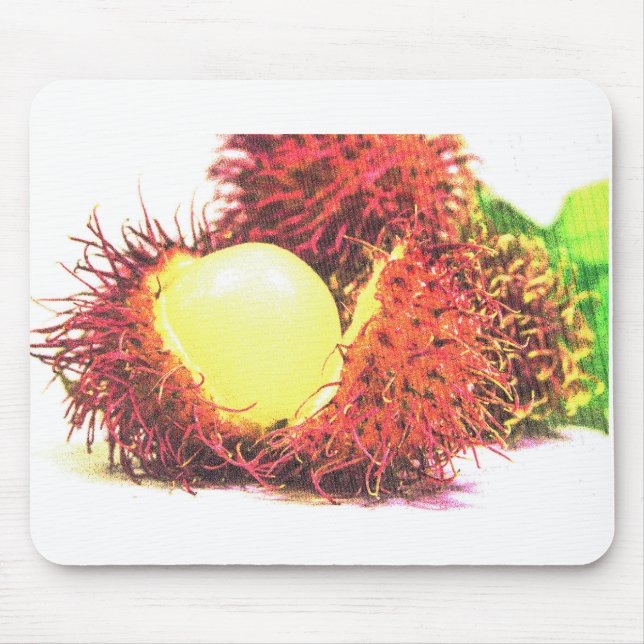 "Rambutan Fruit" Cute Photo. Buy Now Mouse Mat (Front)