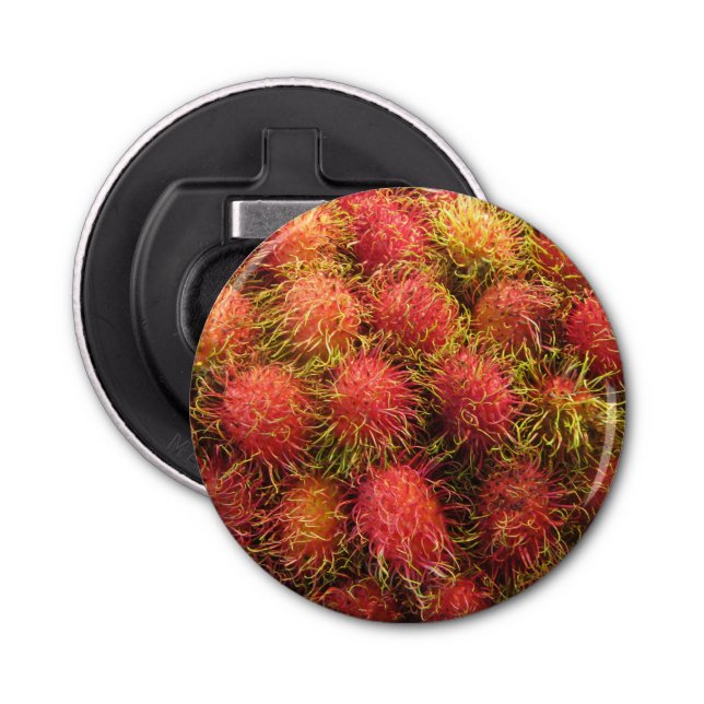 Rambutan Tropical Fruit Bottle Opener (Front)