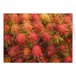 Rambutan Tropical Fruit Card