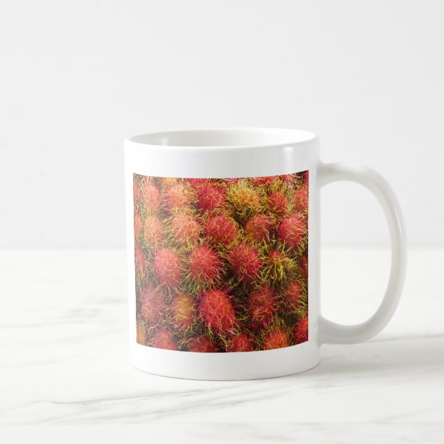 Rambutan Tropical Fruit Coffee Mug (Right)