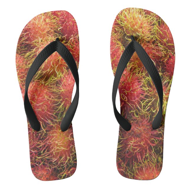 Rambutan Tropical Fruit Flip Flops (Footbed)