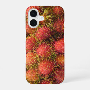 Rambutan Tropical Fruit iPhone 16 Case