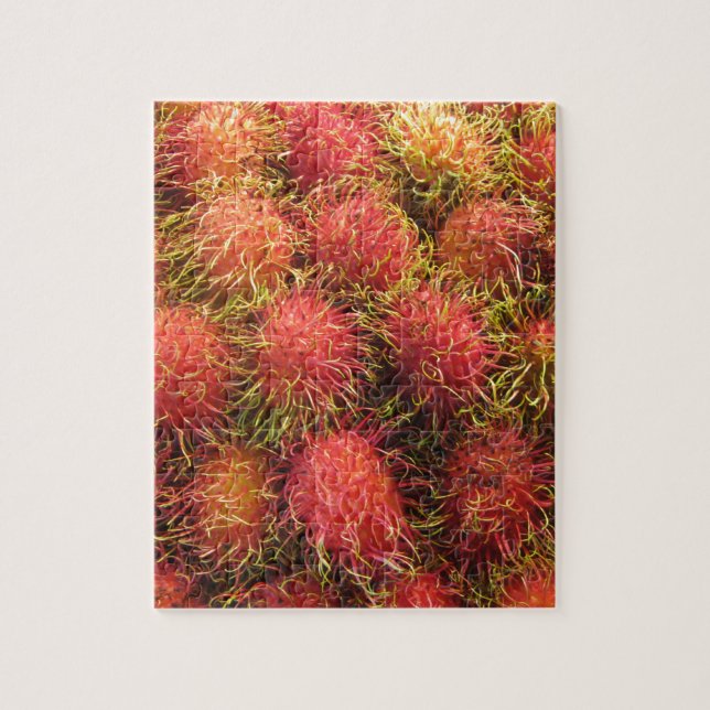 Rambutan Tropical Fruit Jigsaw Puzzle (Vertical)
