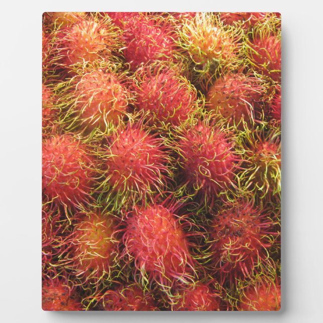Rambutan Tropical Fruit Plaque (Front)