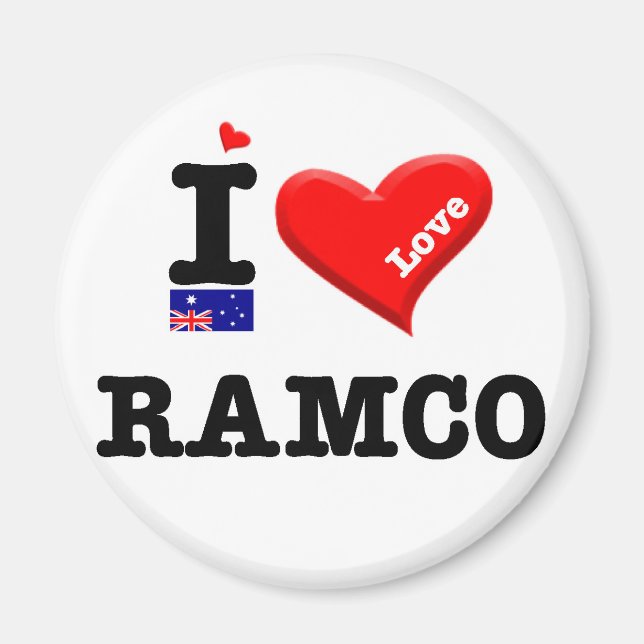 RAMCO - I Love Magnet (Front)