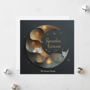 Ramdan Kareem Personalised Hilal Elegant Card