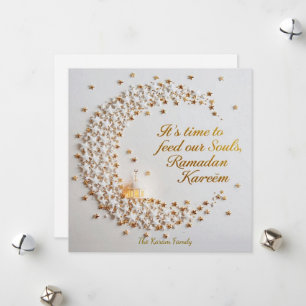 Ramdan Kareem Personalised Holiday  Hilal Card
