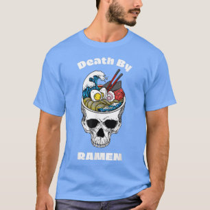 Ramen Addict Japanese Food Gifts Anime Skull Boys T-Shirt