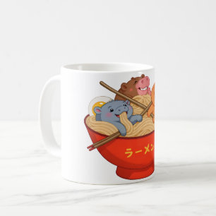 Ramen and Pygmy Hippo Coffee Mug