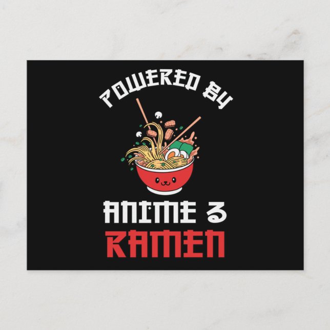 Ramen & Anime Lovers | Perfect Gift Postcard (Front)