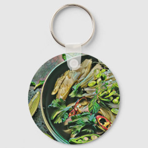 Ramen artwork key ring