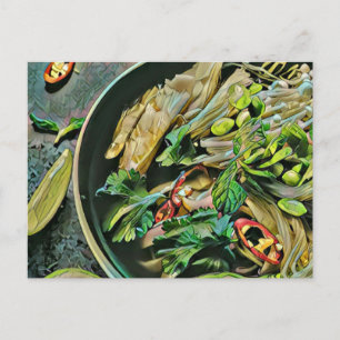 Ramen artwork postcard